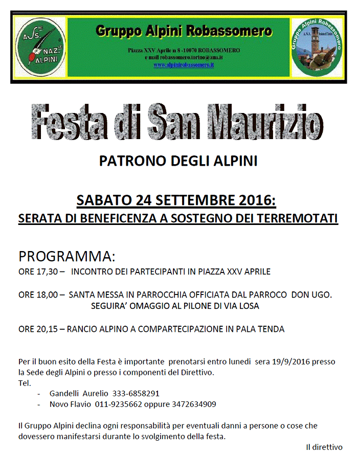 San Maurizio 2016